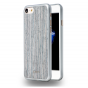 Azuri Elegante wooden cover - gris - pour iPhone 7