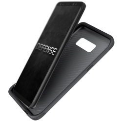 X-Doria Defense Lux cover - Rosewood noir - pour Samsung G955 Galaxy S8 Plus
