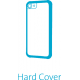 Azuri metallic cover met soft touch coating - zwart - voor iPhone 8