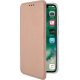 Azuri walletcase with magnetic closure and 3 cardslots - rosegold - for iPhone 8