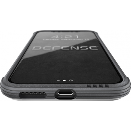 X-Doria Defense Lux cover - zwart ballistic nylon - voor iPhone 8