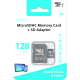 Azuri 128GB micro SDXC card class 10 - 90MB/s met adapter
