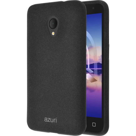 Azuri Flexible Cover With Sand Texture Black Alcatel U5 Hd