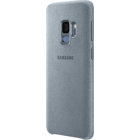 Samsung Alcantara leather cover - menthe - pour Samsung Galaxy S9