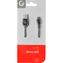 Grab 'n Go datacable micro USB - zwart- 2 meter