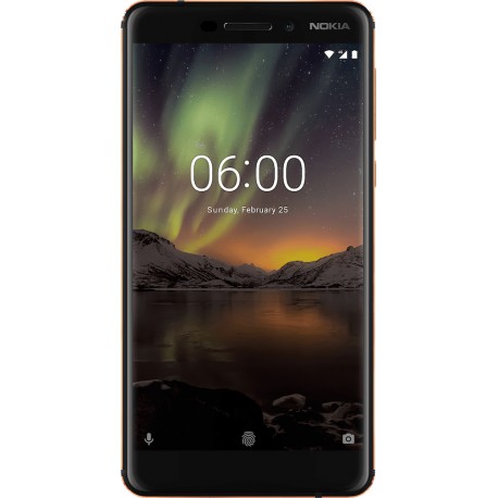 Nokia 6.1 14 cm (5.5") 4G Noir, Cuivre 3000 mAh Nokia 6.1 14 cm (5.5") 4G Noir, Cuivre 3000 mAh