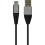 Muvit Tiger Ultra Resistant Cable Type C - gray - 3 Amp - 1,2 m