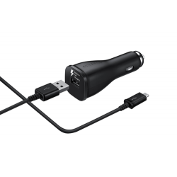 Samsung chargeur voiture micro USB - noir - chargement rapide