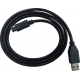 Grab 'n Go 12V USB head 1 USB port (incl USB Type C cable 1 m) - 1 Amp - black