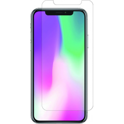 Muvit Tempered Glass Flat - Case Friendly - voor Apple iPhone X SE