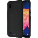 Azuri flexible cover with sand texture - zwart - voor Samsung A10