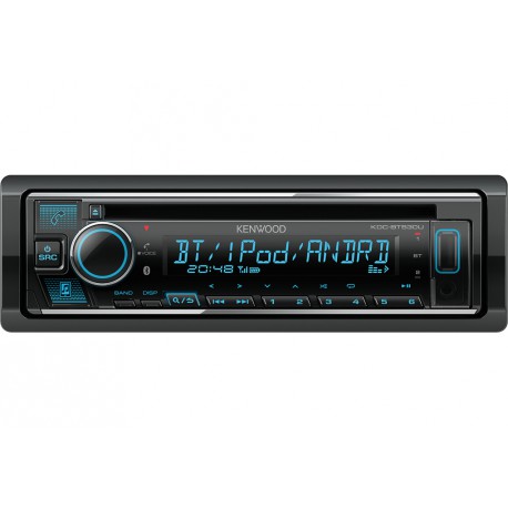 Kenwood KDC-BT530U car media receiver Black 88 W Bluetooth Kenwood KDC-BT530U car media receiver Black 88 W Bluetooth