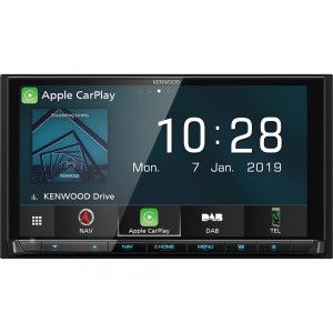 Kenwood DNX9190DSE3 navigator 17,1 cm (6.75") Touchscreen TFT Vast Zwart 2,5 kg