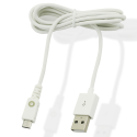 Muvit USB datacable with Micro-USB connector - white - 1 Amp - 1.2 m