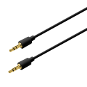 Muvit adaptateur audio 3,5 mm to 3,5 mm - noir - 1.5m