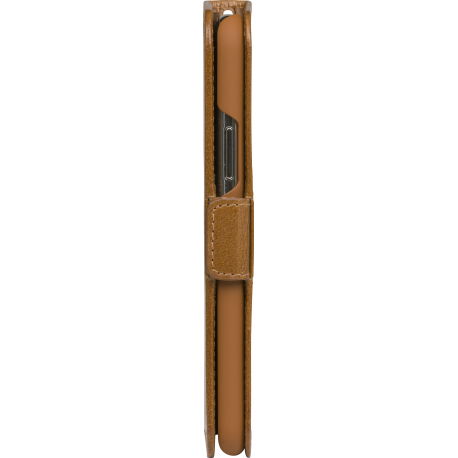 DBramante slim wallet bookcover Copenhagen - tan - voor Apple iPhone XIR