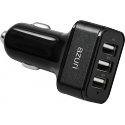 Azuri 12-24V car charger - 3 USB ports - 6Amp - black
