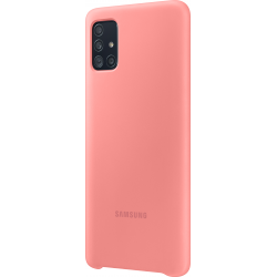 Samsung silicone cover - pink - for Samsung Galaxy A51