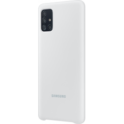 Samsung silicone cover - white - for Samsung Galaxy A51