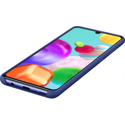 Samsung silicone cover - blue - for Samsung Galaxy A41