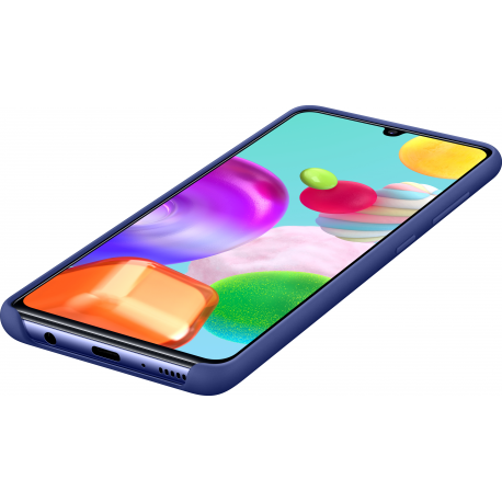Samsung silicone cover - bleu - pour Samsung Galaxy A41