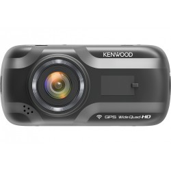 dashcam Kenwood Wide HD Cartronics Black - Wi-Fi Quad DRV-A501W