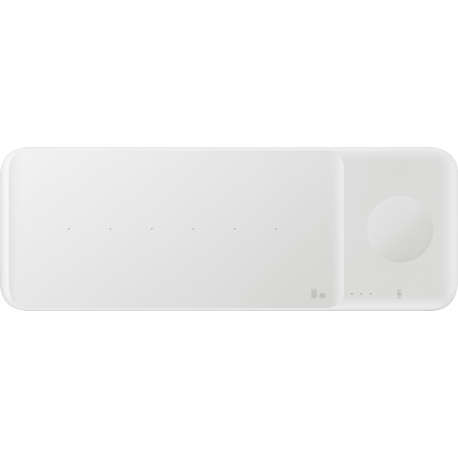 Samsung wireless charger trio - Fast 7.5W x2, 3.5Wx1, - blanc