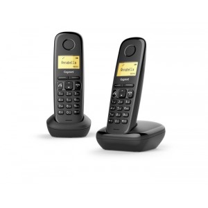 Gigaset A270 Duo DECT telephone Caller ID Black