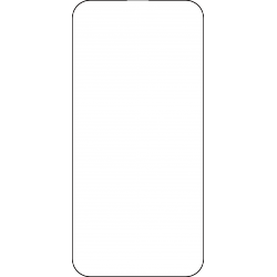 Azuri tempered glass FG - frame noir - pour iPhone 13 mini