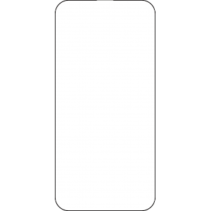 Azuri tempered glass FG - zwart frame - voor iPhone 13 mini