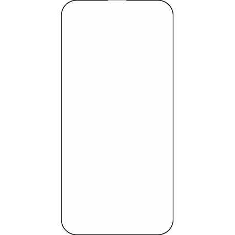 Azuri tempered glass FG - zwart frame - voor iPhone 13 mini