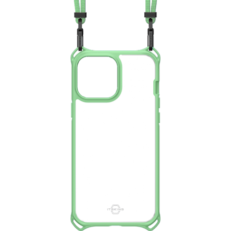 ITSkins Level 2 Hybrid Sling cover - groen - voor iPhone (6.1) 13
