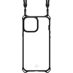 ITSkins Level 2 Hybrid Sling cover - zwart/transparant - voor iPhone (6.7) 13 Pr