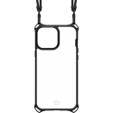 ITSkins Level 2 Hybrid Sling cover - black/transparent - for iPhone (6.7) 13 Pro