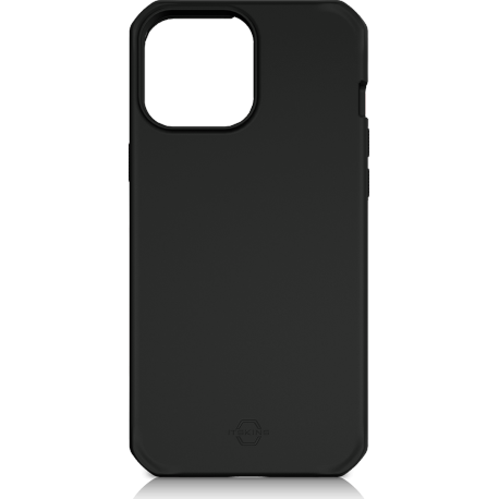 ITSkins Level 2 Silk cover - black - for iPhone (6.1) 13 Pro