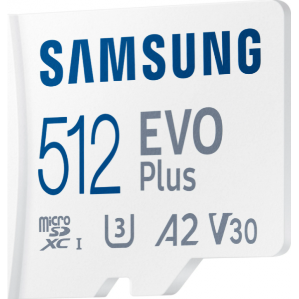 Samsung EVO Plus 512 Go MicroSDXC UHS-I Classe 10 (MB-MC512KA/EU). Open iT  - Informatique et Haute technologie
