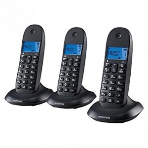 Motorola C100xLB+ TRIO DECT Black