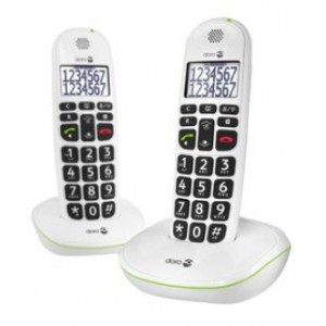 Doro PhoneEasy 110 DUO DECT Blanc