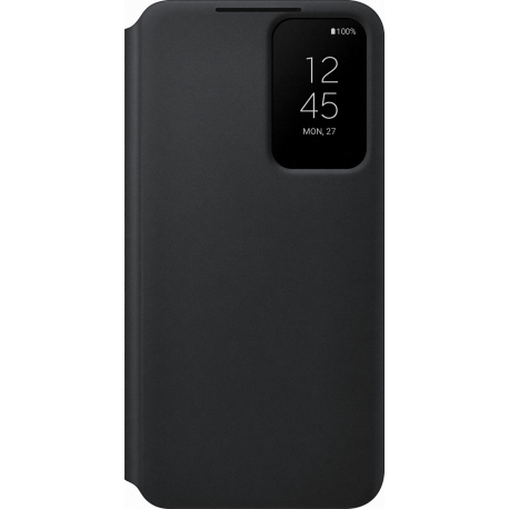 Samsung Clear View cover - noir - pour Samsung Galaxy S22