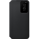Samsung Clear View cover - black - for Samsung Galaxy S22