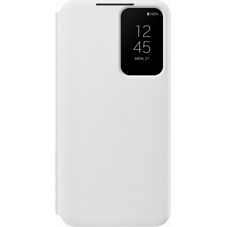 Samsung Clear View cover - White - for Samsung Galaxy S22
