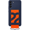 Samsung Silicone Cover with Strap - navy - voor Samsung Galaxy S22+