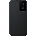 Samsung Clear View cover - noir - pour Samsung Galaxy S22+