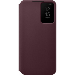 Samsung Clear View cover - Burgandy - pour Samsung Galaxy S22+