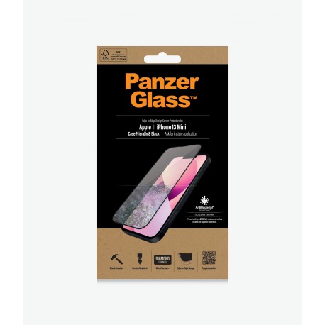 PanzerGlass PRO2744 Screen Protector Black Case Friendly Iphone 13 Mini