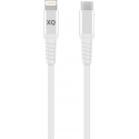 XQISIT Extra Strong Braided Lightning to USB C 3.0 200cm - Blanc