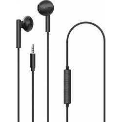 XQISIT Button type wired headset with Jack 3.5mm - Zwart