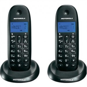 Motorola C100xLB + DECT Duo Black