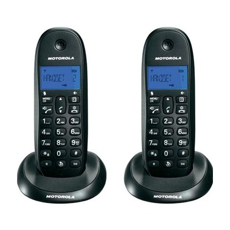 Motorola C100xLB + DECT Duo Black
