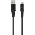 XQISIT Charge & Sync microUSB to USB A 200cm - Noir